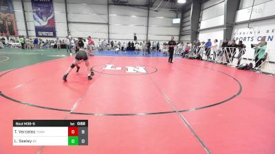 85 lbs Rr Rnd 2 - Tyler Verceles, Team Germantown vs Liam Seeley, Buffalo Valley Black