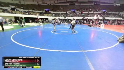 Rookie 6-8 95 Quarterfinal - Easton Harris, Mathews Youth Wrestling Club vs Logan Vecchione, Tabb Wrestling Club