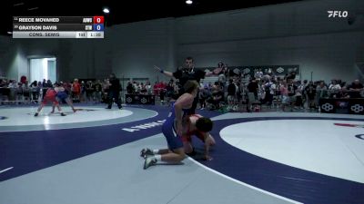 65 kg Cons. Semis - Reece Movahed, American Dream Wrestling Club vs Grayson Davis, Steller Trained Wrestling