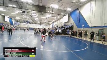 60 lbs Cons. Semi - Paxton Pitcher, Sanderson Wrestling Academy vs Ryker Wylie, Sanderson Wrestling Academy