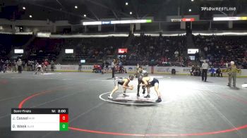 126 lbs Semifinal - Jaden Cassel, Auburn Riverside vs Danny Wask, Blair Academy