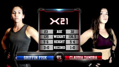 Claudia Zamora vs. Griffin Fisk - XFN 21 Replay