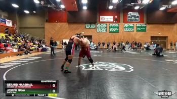 285 lbs Quarterfinal - Joseph Nava, Santa Ana vs Gerard Marshall, College Of The Redwoods