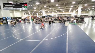 120 lbs Champ. Rd Of 16 - Brennen Gray, Idaho vs Jacob Smoker, Oregon