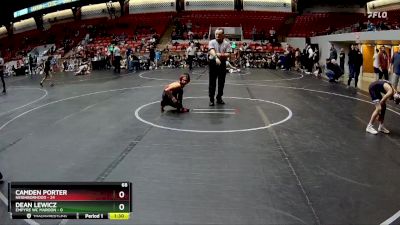 68 lbs Round 2 (8 Team) - Camden Porter, Neighborhood vs Dean Lewicz, Empyre WC Maroon