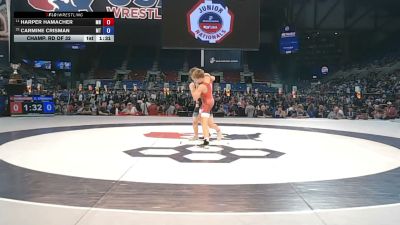 106 lbs Champ. Rd Of 32 - Harper Hamacher, Minnesota vs Carmine Crisman, Montana