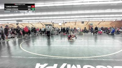 105 lbs Round Of 16 - Lukas Fabrey, Rome vs Logan Strohl, Hunlock Creek