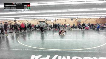 105 lbs Round Of 16 - Lukas Fabrey, Rome vs Logan Strohl, Hunlock Creek