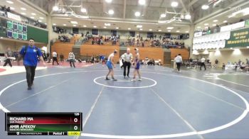 126 lbs Cons. Round 3 - Richard Ma, San Marino vs Amir Apekov, Rancho Bernardo