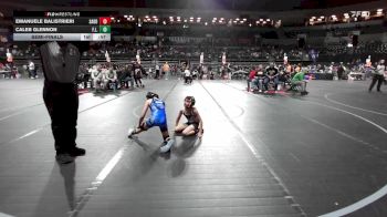 61 lbs Semifinal - Emanuele Balistrieri, Saddle Brook vs Caleb Glennon, F.l.o.w.