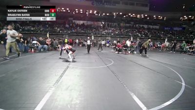 80 lbs Semifinal - Kaylie Osteen, Cordoba Trained vs Braelynn Bates, Buena Braves
