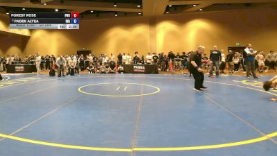 120 lbs Cons. Rd Of 16 - Forest Rose, Princeton Wrestling Club vs Paden Alyea, Impact Wrestling Academy