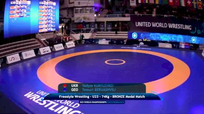 74 kg Final 3-5 - Vadym Kurylenko, Ukraine vs Temuri Beruashvili, Georgia