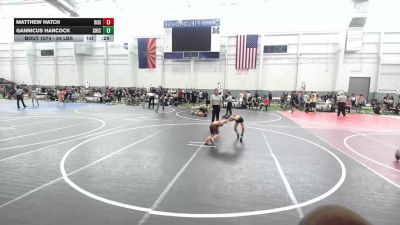54 lbs 2nd Place - Matthew Hatch, Rising Sun WC vs Gannicus Hancock, Chickens Wrestling Club