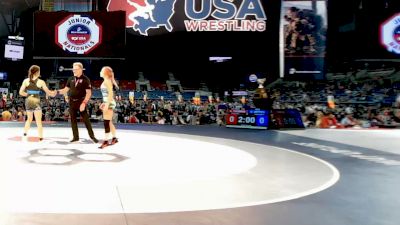 110 lbs Champ. Rd Of 64 - Alexa Thomas, Wisconsin vs Denni Bippes, Washington