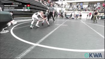 55 lbs Semifinal - Messiah Gonzalez, Shelton Wrestling Academy vs River Coffelt, Bridge Creek Youth Wrestling