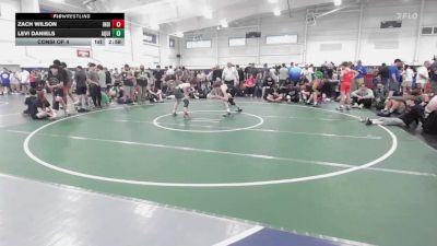 114 lbs Consi Of 4 - Zach Wilson, Indiana Outlaws White-HS vs Levi Daniels, Aquinas-HS