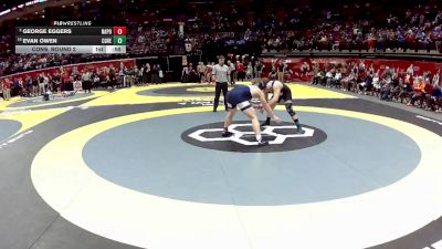 D2-215 lbs Cons. Round 2 - George Eggers, Napoleon vs Evan Owen, Coventry