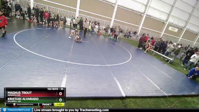 53 lbs Champ. Round 1 - Magnus Trout, Wasatch WC vs Kristian Alvarado, Kalispell WC