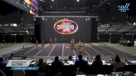 Legacy Cheer - Glitter [2025 L1.1 Youth - PREP - D2 Day 1] 2025 Cheer Power Nashville Showdown