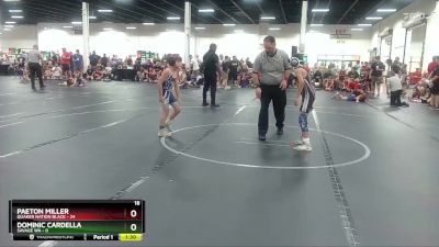 64 lbs Round 1 (4 Team) - Paeton Miller, Quaker Nation Black vs Dominic Cardella, Savage WA