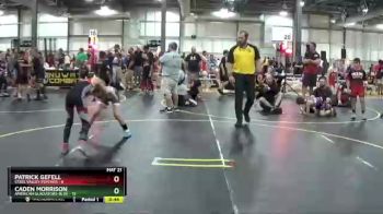 75 lbs Round 3 (6 Team) - Patrick Gefell, Steel Valley Psychos vs Caden Morrison, American Gladiators-Blue