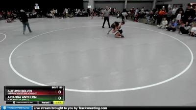 115 lbs Cons. Round 2 - Arianna Antillon, Pomona Elite (PWCC) vs Autumn Belvin, Shelton Wrestling Academy