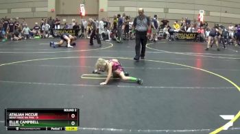 50 lbs Round 2 (4 Team) - Ataliah McCue, Beast Mode WA Pink vs Ellie Campbell, BadBass