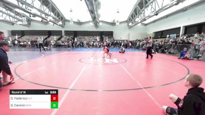 47-T lbs Round Of 16 - Dominic Federico, Elite Wrestling Academy vs Quinn Cannici, Oakland Braves