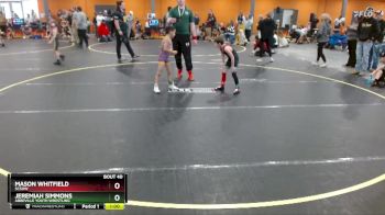 55 lbs Cons. Semi - Mason Whitfield, SCSOW vs Jeremiah Simmons, Abbeville Youth Wrestling