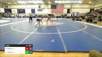 141 lbs 3rd Place - Mason Medina, Worcester Polytechnic vs John Lafferty, New England College