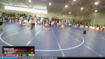 44 lbs 3rd Place Match - River Lowe, Aviator Wrestling Club vs Tel Brackett, Badlands Elite