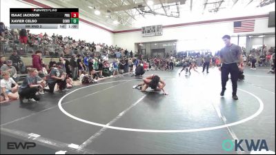 132 lbs Rr Rnd 2 - Isaac Jackson, Perry Wrestling Academy vs Xavier Celso, Cowboy Wrestling Club