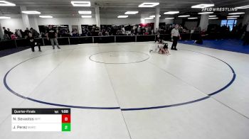 60 lbs Quarterfinal - Niko Sevastos, Riptide Wrestling Club vs Josh Perez, MarcAurele Youth