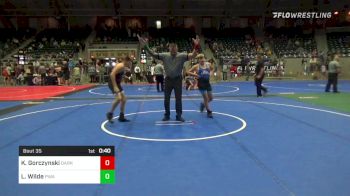 130 lbs Consolation - Kage Gorczynski, Dark Cloud Wrestling Club vs Landon Wilde, Perry Wrestling Academy