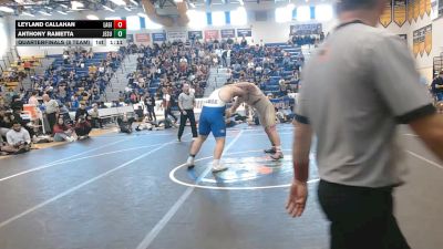 285 lbs Quarterfinals (8 Team) - Anthony Rametta, Jesuit vs Leyland Callahan, Lake Gibson