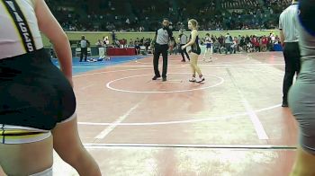 133 lbs Quarterfinal - Millie Bradley, Prodigy vs Elizabeth Mannon, Broken Arrow Girls Junior High