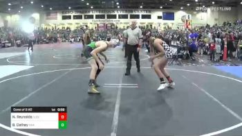 116 lbs Consi Of 8 #2 - Noah Reynolds, Clovis vs Brannon Cathey, Swamp Monsters