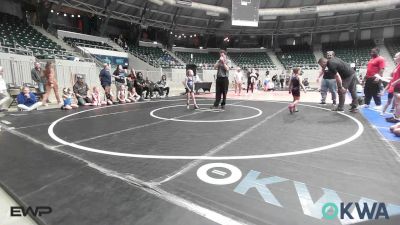 46 lbs Rr Rnd 2 - Blakely Torix, Oklahoma Supergirls 9U vs Remi Nuttle, LA Smashers