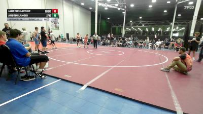122 lbs Rr Rnd 1 - Jake Schiavone, Mat Assassins Black - HSC vs Austin Langis, Sly Fox Gray WC - HSC