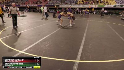 133 lbs Quarters & 1st Wb (16 Team) - Stockton O`brien, Wyoming vs Dominick Serrano, Northern Colorado