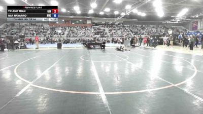 50 kg Champ. Rd Of 64 - Tylene Tran, Gold Rush Wrestling vs Mia Navarro, Menlo Wrestling Club