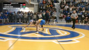 160 lbs Quarterfinal - Jake Lilley, Connellsville vs Cooper Dietz, West Mifflin Area