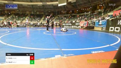 75 lbs Consolation - Colter Hale, Powerhouse Comanche OK vs Grayson Wolf, Wolfpak Wrestling