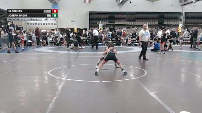 61 lbs Rr Rnd 3 - JR Struss, RedNose Wrestling School - ESC vs Joseph Bagni, Triumph Maze ESC