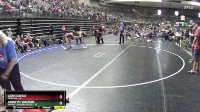 126 lbs Round 2 (4 Team) - Addilyn Wacker, Kansas Lavender Gecko vs Leah Dahle, Team USA