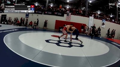 77 kg Semis - TJ Schierl, Ohio RTC/ Titan Mercury Wrestling Club (TMWC) vs Ethan Barr, Golden Pride RTC