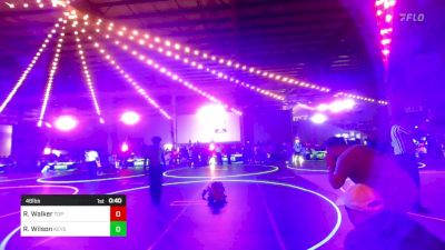 46 lbs Round Of 16 - Rourke Walker, Top Notch WC vs Rush Wilson, Keystone Kids WC