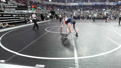 125 lbs Semifinal - Austin Wilson, Rossville vs Owen Wiger, Sartell, MN