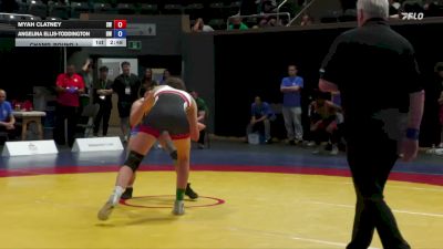 68kg Champ. Round 1 - Myah Clatney, Saskatoon WC vs Angelina Ellis-Toddington, Dinos WC